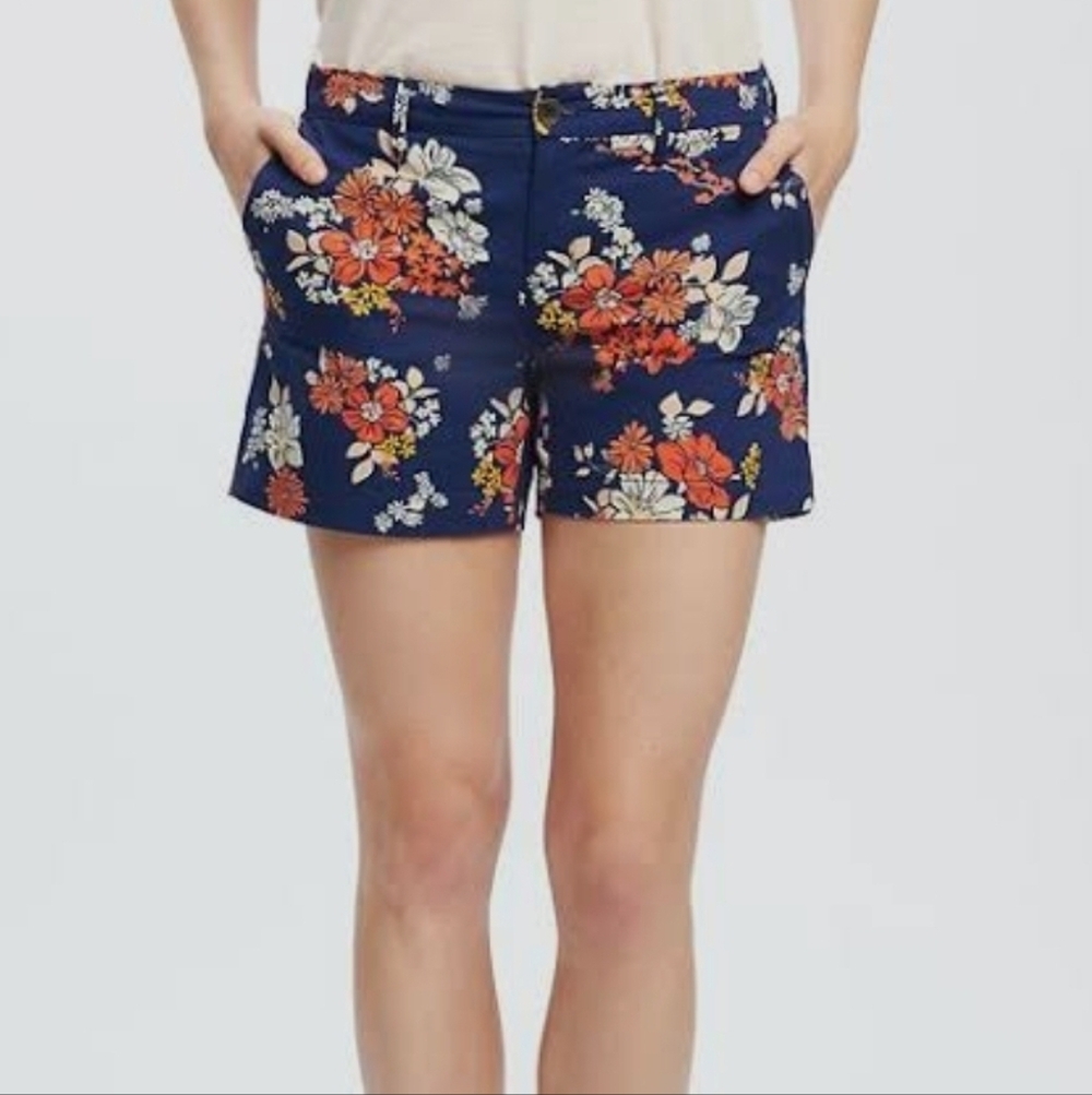 Old Navy Navy Floral Women's Shorts